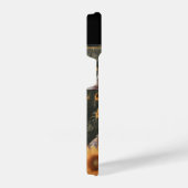 Foto Elegant Monogram Black iPhone Hülle (Rechte Seite)