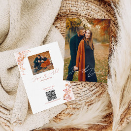Foto Elegant Script Boho Save The Date