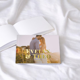 Foto Elegant Simple Wedding Gästebuch