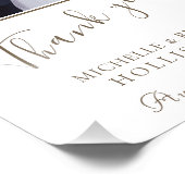 Foto Elegant Vielen Dank für Ihr Hochzeitsstift Fo (Ecke)