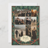 Foto Elegant Vintag Holly Weihnachten (Vorderseite)