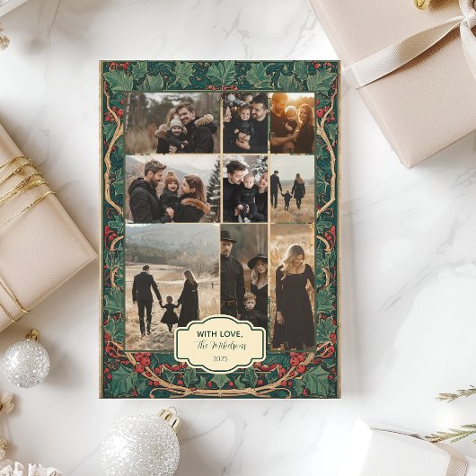 Foto Elegant Vintag Holly Weihnachten