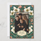 Foto Elegant Winter Floral Weihnachten (Vorderseite)