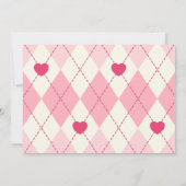 Foto Elegante Coquette Pink Bow Abschluss Ankündigung (Rückseite)