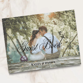 Foto Elegante Einfache Moderne Minimalistische Hoc Gästebuch