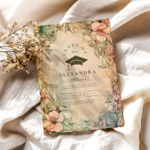 Foto Elegante Frühjahrsparty Wildblumen Graduation