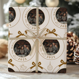 Foto Elegante Goldene Linie New Orleans Club Geschenkpapier