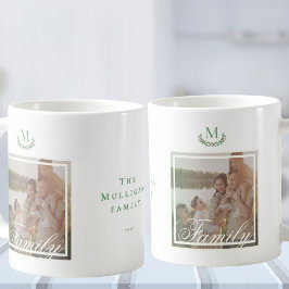 Foto-elegante Monogramm-Kleider Kaffeetasse