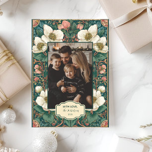 Foto Elegante Winterliche Blumen Weihnachten