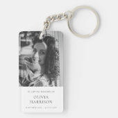 Foto | Eleganter Klassiker in der Erinnerung Schlüsselanhänger (Rückseite)