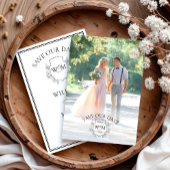 Foto Elegantes Wappen Monogramm Save The Date