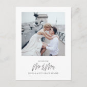 Foto Elopement Postcard Postkarte (Vorderseite)