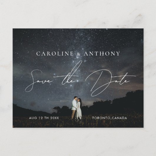 Foto Emerald Green Black Magic Postkarte (Vorderseite)