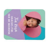 Foto en Corazon Regalo de Gracias Para Magnet (Horizontal)