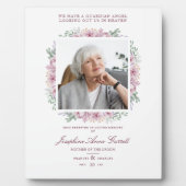 Foto Erinnerung Hochzeit Liebe Ones Pink Shades Fotoplatte (Vorderseite)