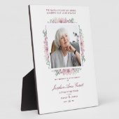 Foto Erinnerung Hochzeit Liebe Ones Pink Shades Fotoplatte (Seite)