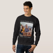 Foto-Erinnerung individuell gestalteter Sweatshirt (Vorne ganz)