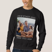 Foto-Erinnerung individuell gestalteter Sweatshirt (Vorderseite)