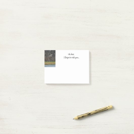 Foto-Erinnerung Post-it Klebezettel (Auf Schreibtisch)