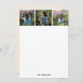 Foto-Erinnerungen danken Ihnen Karten (Vorne/Hinten)