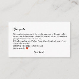 Foto Erinnerungen Herbst Teddy Bear Babydusche Begleitkarte