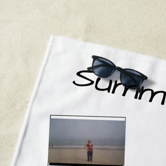 Foto-Erinnerungens-Badetuch Strandtuch (Beispiel)