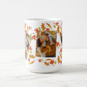 Foto-Erntedank der Familie Herbst Kaffeetasse (Mittel)