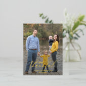 Foto-Erntedank für empfindliche Zweige Postkarte (Stehend vorne)