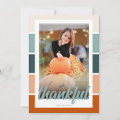 Foto Erntedank Grußkarte Abendessen Einladung (Vorderseite)