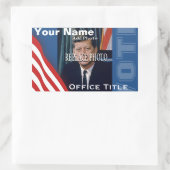 Foto ersetzen | Kampagnen Template Rectangle Rechteckiger Aufkleber (Tasche)