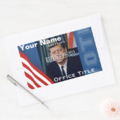 Foto ersetzen | Kampagnen Template Rectangle Rechteckiger Aufkleber (Umschlag)