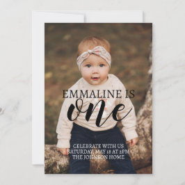 Foto Erste Geburtstagskündigung Download Einladung