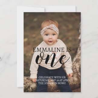 Foto Erste Geburtstagskündigung Download Einladung