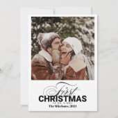 Foto Erste Weihnachten als Mr. & Mrs. (Vorderseite)