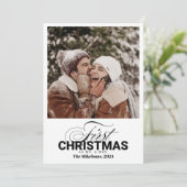 Foto Erste Weihnachten als Mr. & Mrs. (Stehend Vorderseite)