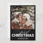 Foto Erste Weihnachten als Mr. & Mrs. (Vorderseite)