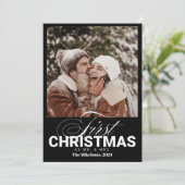 Foto Erste Weihnachten als Mr. & Mrs. (Stehend Vorderseite)