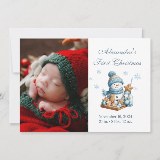 Foto Erste Weihnachtsfeier Ankündigung (Vorderseite)