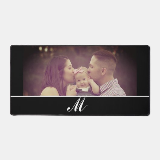 Foto Erstellen Sie Ihre eigene Monogramm-Eigenwerb Schreibtischunterlage (Vorderseite)