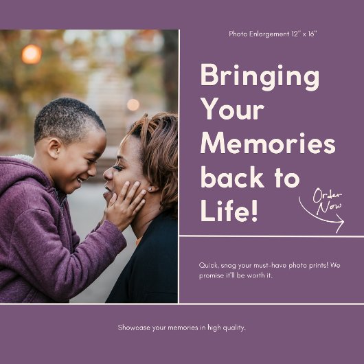 Foto Erweiterung 12" x 16"