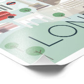 Foto Erweiterung - Retro London England (Ecke)