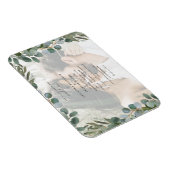 Foto Eucalyptus Wedding Einladung Magnet (Rechte Seite)