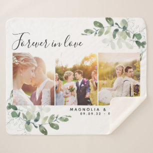 Foto Eukalyptus Für immer verliebt Hochzeit Sherpadecke