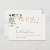Foto Eukalyptus Greenery Wedding RSVP (Vorderseite)