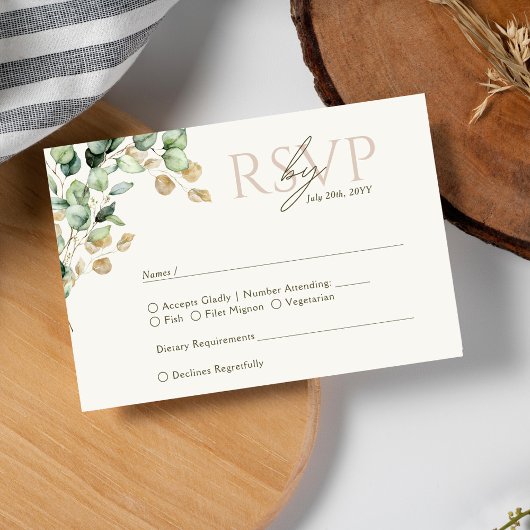 Foto Eukalyptus Greenery Wedding RSVP