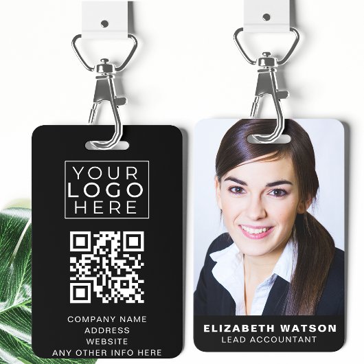 Foto Event-ID Benutzerdefinierter Lanyard Name QR- Ausweis