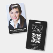 Foto Event-ID Benutzerdefinierter Lanyard Name QR- Ausweis (Front & Back)