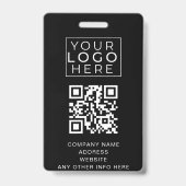 Foto Event-ID Benutzerdefinierter Lanyard Name QR- Ausweis (Back)