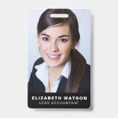 Foto Event-ID Benutzerdefinierter Lanyard Name QR- Ausweis (Front)