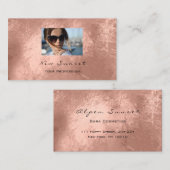 Foto Eventplaner Makeup Living Coral Leather 1 Visitenkarte (Vorne/Hinten)